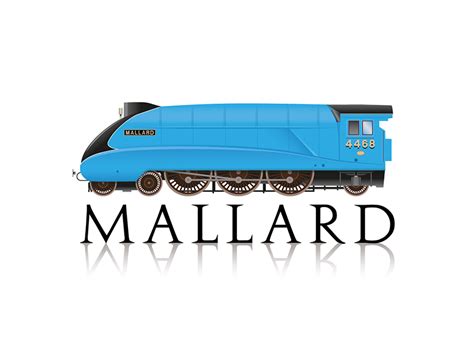 Mallard Locomotive by Steve Fox on Dribbble