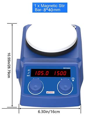 Four E S Scientific MI0102003 5inch LED Digital Hotplate Magnetic