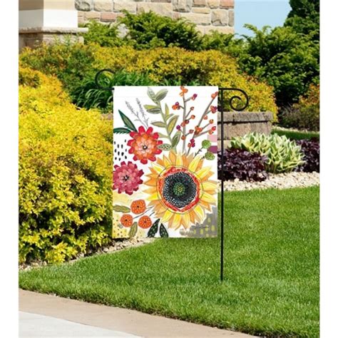 Sunflower Snippets Garden Flag Floral Flags Spring Flag Yard Flags