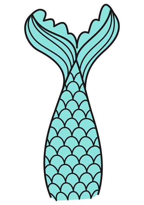 Mermaid Tail Pattern 12 Free Pdf Printables Printablee