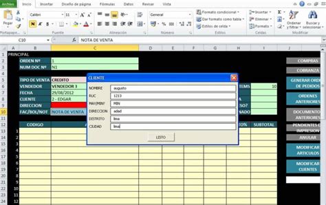 Sistema De Facturaci N E Inventario En Excel Para Descargar Recursos