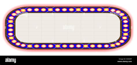 A blank movie theater marquee Stock Photo - Alamy