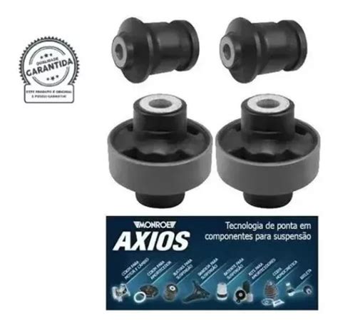 Kit 4 Buchas Bandeja Balança Fiat Stilo Bravo Original Axios