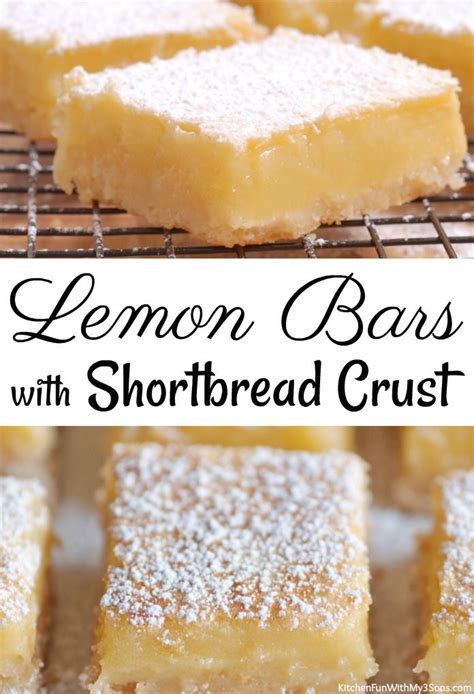 Quick Lemon Bars Recipe Tangy Lemon Squares With Shortbread Crust Lemon Bars Recipe Lemon