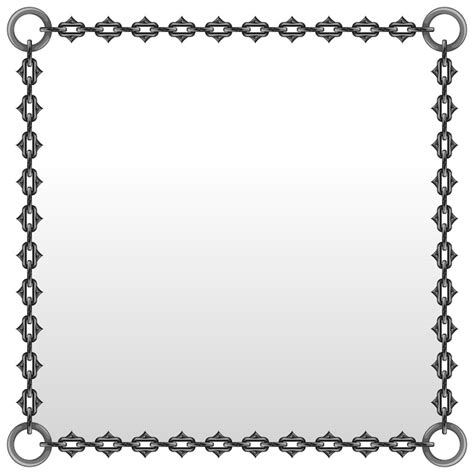 chain frame vectors illustrations