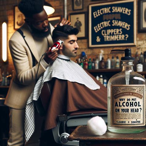 Why Do Barbers Put Alcohol On Your Head? The Shocking Truth Unveiled ...