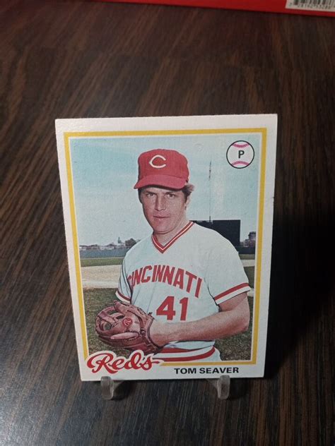 Topps Baseball Tom Seaver Cincinnati Reds Vg Ebay