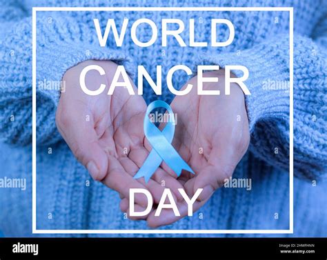 November Prostate Cancer Awareness Month A Womans Hands Holding Blue