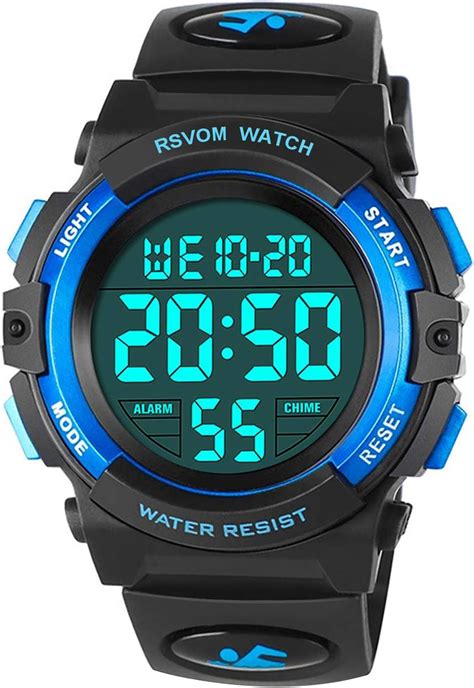 Rsvom Montres Pour Enfants Gar Ons Montre De Sport Num Rique