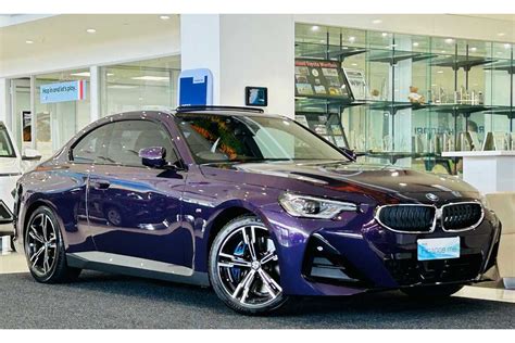 Sold 2022 Bmw 2 Series 230i M Sport In Purple Used Coupe Hoppers