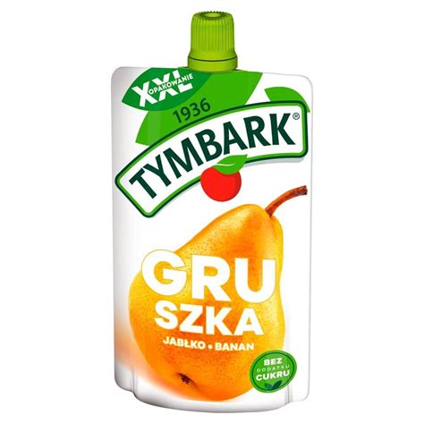 Tymbark Mus gruszka jabłko banan 200 g Zakupy online z dostawą do