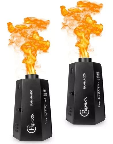 Par Maquinas De Fuego Fiamma Dmx W Lanza Llamas Premiata Mercadolibre