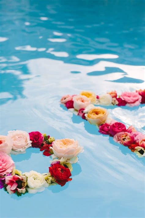 Breathtaking Ways To Dress Up A Pool For A Wedding Pool Wedding