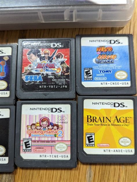 DS Nintendo Games Starfox Command Naruto Sasuke Brain Age Bleach Third