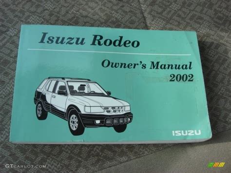 2002 Isuzu Rodeo LS Books Manuals Photos GTCarLot