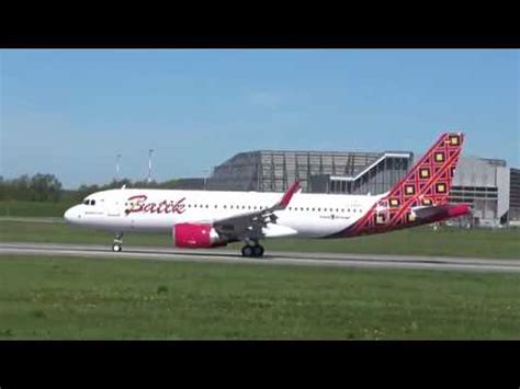 New A For Batik Air Pk Lzj Msn Testflight Airbus Plant