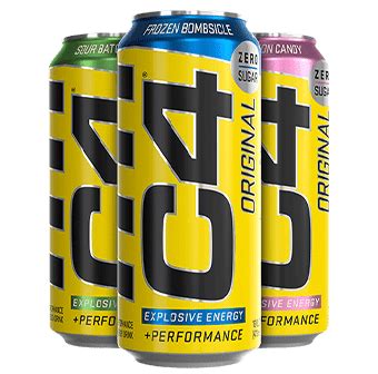 Cellucor C4 Original Carbonated Cans | Energised for Your Workout