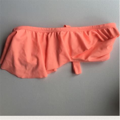 Citrine Swim Swim Citrine Orange Strapless Bikini Top Poshmark