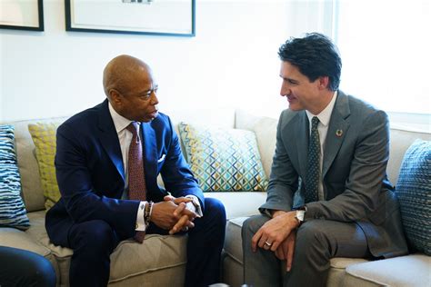 Justin Trudeau On Twitter When We Sat Down Yesterday NYCMayor Adams