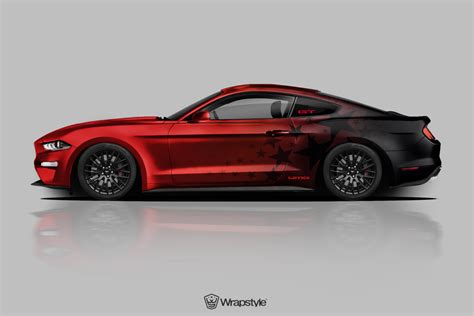 ford mustang stars design wrapstyle