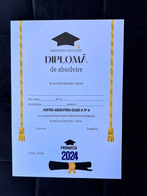 Diploma De Absolvire Diplome Scolare Hiperborea