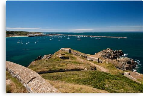 "Alderney Harbour and Breakwater" Canvas Prints by Karen Millard | Redbubble