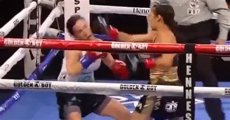 Video Boxer Seniesa Estrada Scores Ridiculous 7 Second Knockout Mma Fighting