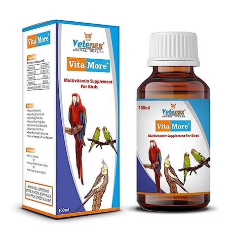 VETENEX VitaMore Plus Multivitamin Supplement For Birds 100 ML