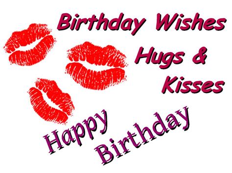 Birthday Wishes With Kiss