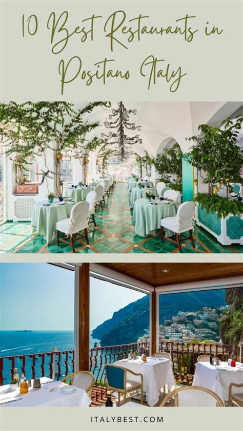 10 Best Restaurants in Positano - Positano Restaurants | Italy Best