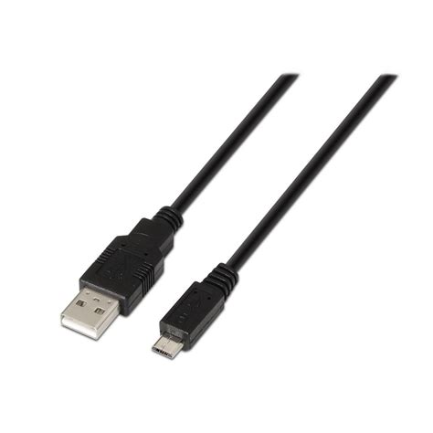 Cabo Usb A Macho Micro Usb B Preto Cm Aisens Castro