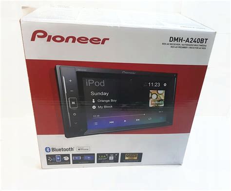 Radioodtwarzacz Pioneer DMH A240BT 2 DIN 4X50 W 13273777647