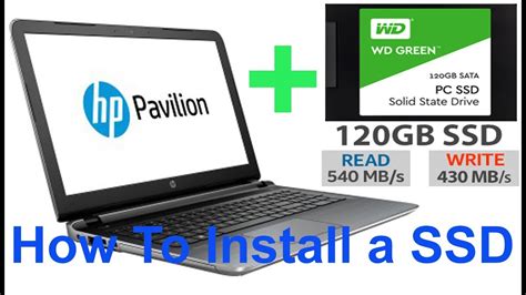 How To Install A Ssd Hdd On A Laptop Hp Pavilion 15 Ab032tx Youtube