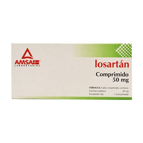 Losartan Amsa 50mg C30 Comprimidos 7501349028159 Distribuidora Disa