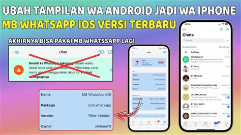 Mb Whatsapp Ios Terbaru Road To April Ubah Tampilan Whatsapp Android