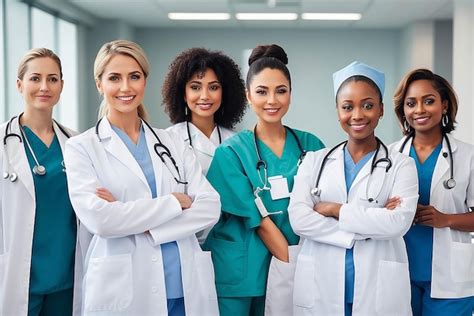 Diversity Proud And Doctors Portrait In Healthcare Service Hospital