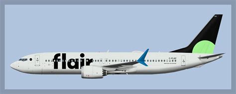 Flair Airlines Boeing 737 Max8 C Flqz Fsp Model Atco Repaints