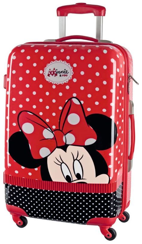 Disney Minnie Mouse Hard Shell Cabin Case Hand Luggage Suitcase