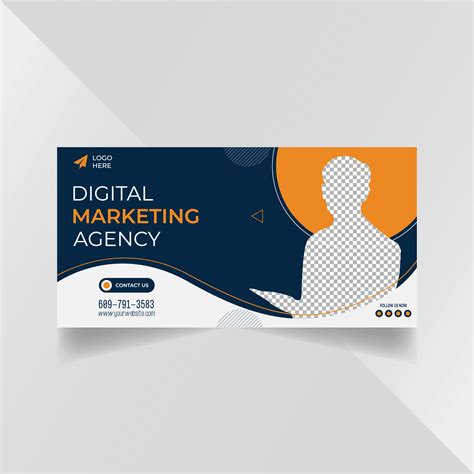 Modelo De Banner De Outdoor De Ag Ncia De Marketing Digital