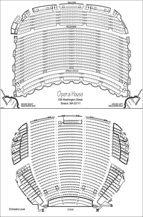 Citizens Opera House Seating Chart | Broadway In Boston