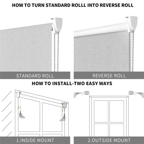 Homebox 100 Blackout Roller Shadestriped Jacquard Window Blinds With Thermal Insulated