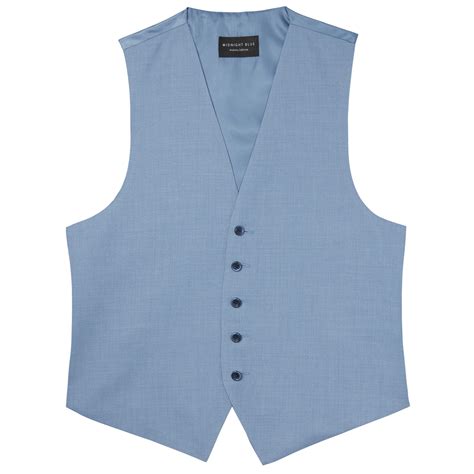 light blue wool vest