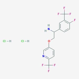 1 4 Fluoro 3 Trifluoromethyl Phenyl 2 6 Trifluoromethyl Pyridin 3