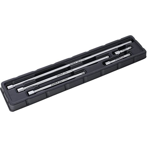 Sunex Le Piece Chrome Steel Standard Extension Bar Set Inch