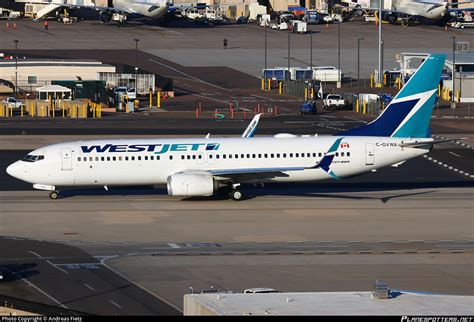 C GVWA WestJet Boeing 737 8CT WL Photo By Andreas Fietz ID 918650