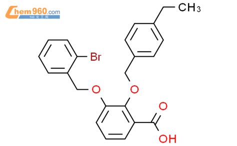 533894 67 6 Benzoic Acid 3 [ 2 Bromophenyl Methoxy] 2 [ 4 Ethylphenyl Methoxy] Cas号 533894 67 6