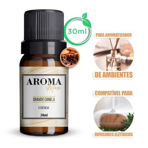 Kit 4 Essências 30ml Para Aromatizador Difusor Umidificador à Base De