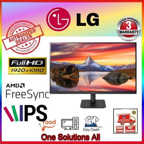 Lg Mp Inch Amd Freesync Ips Fhd Hz Virtually Borderless