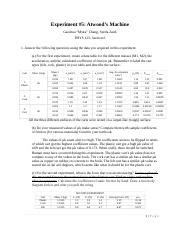 Physics Lab Experiment Atwoods Machine Gaoshua Myka Chang Syeda