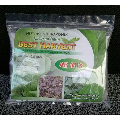 Jual Nutrisi Hidroponik Ab Mix Sayuran Daun Ppk Shopee Indonesia